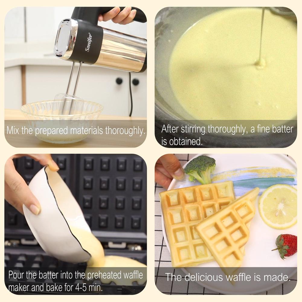 750W Electric Waffles and Sandwich Maker Machine, 220V