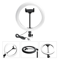10" RGB Ring Lamp with Tripod Stand and Wireless Remote, 16 Light LED Colors
