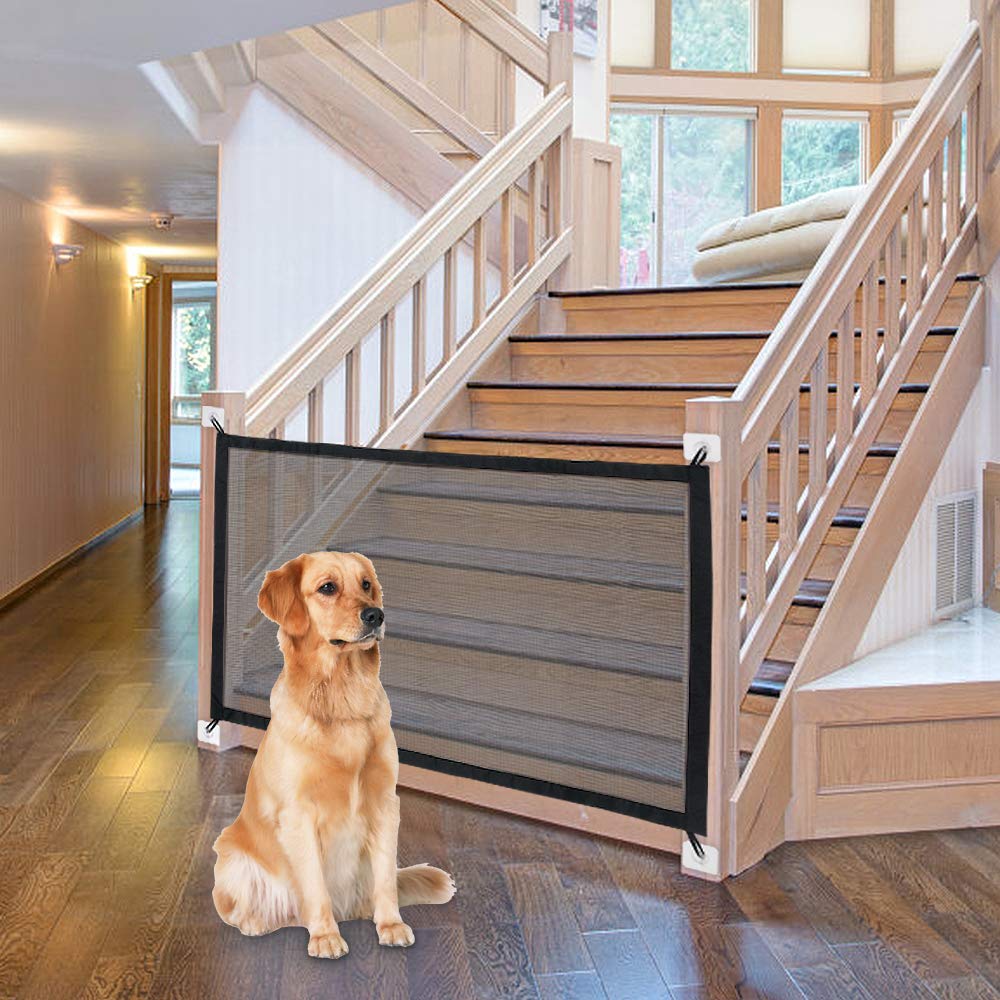 Dog Ingenious Mesh Fence For Indoor and Outdoor Pet Gate Safety Enclosure Supplies
