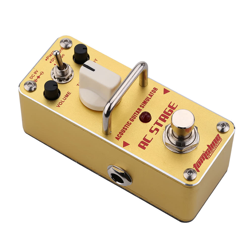 AC Stage Acoustic Guitar Simulator Mini Single Electric Effect Pedal with True Bypass
