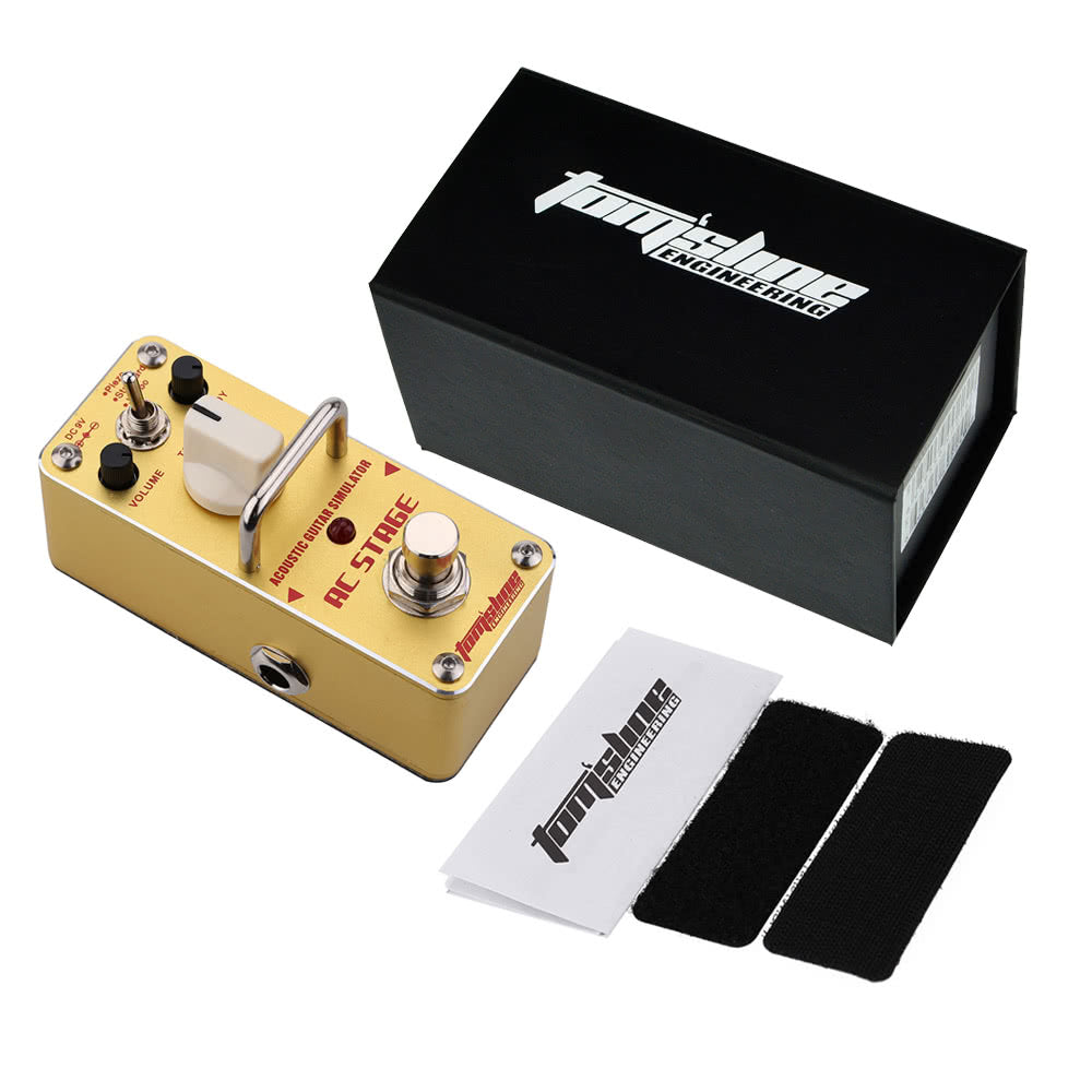 AC Stage Acoustic Guitar Simulator Mini Single Electric Effect Pedal with True Bypass