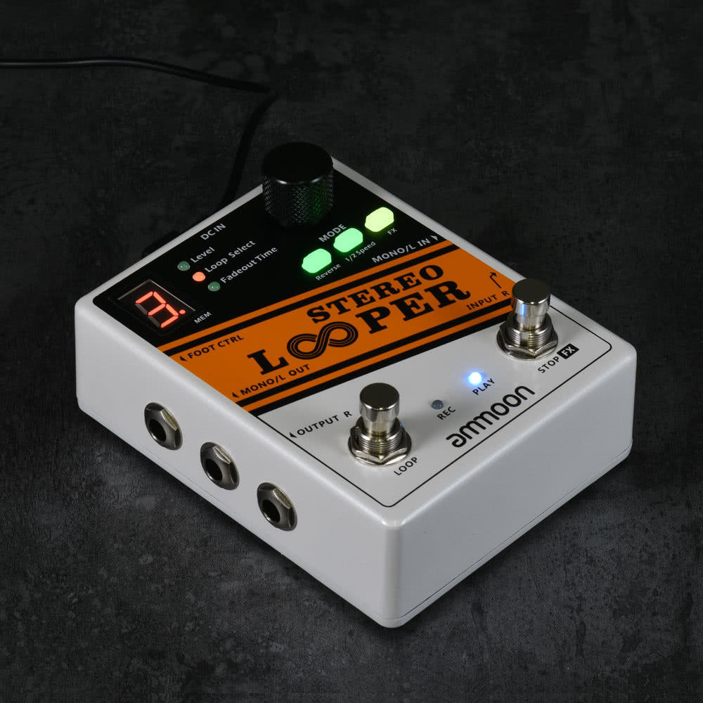 Record Guitar Effect Pedal 10 Independent Loops Max