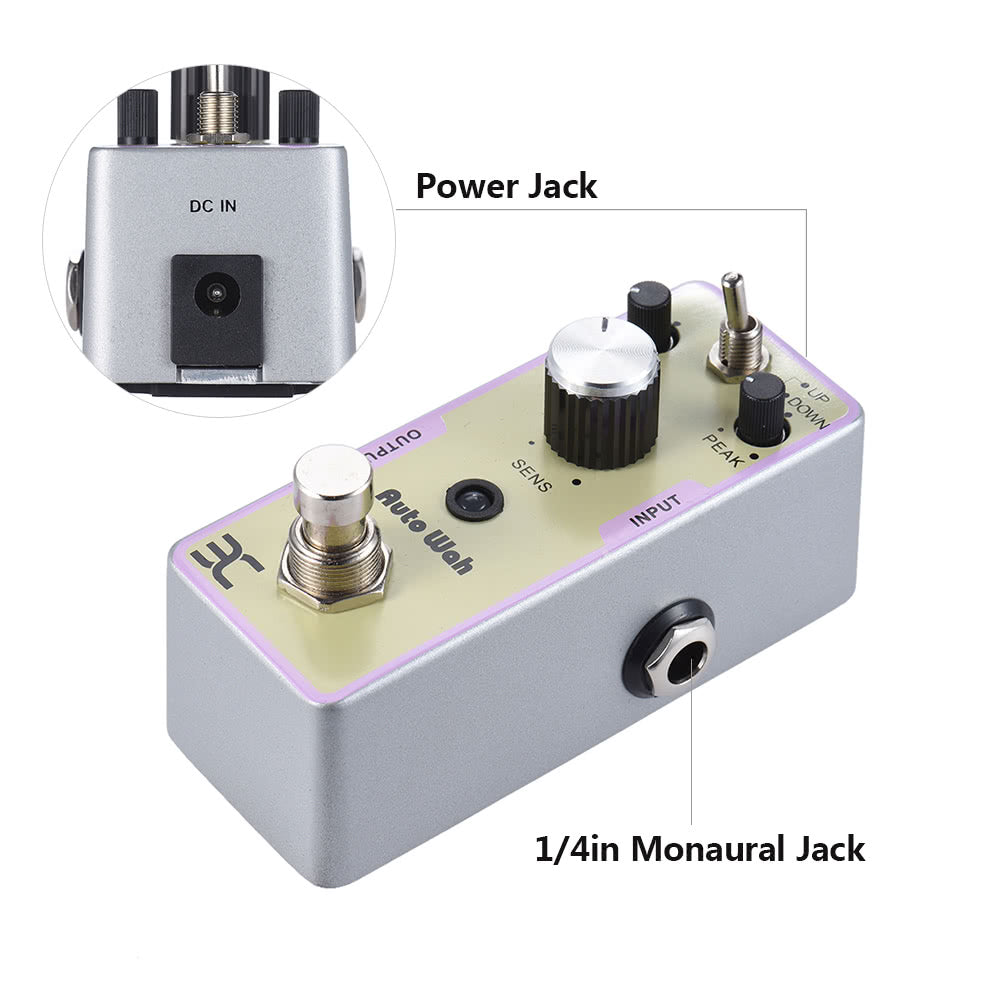 Auto Wah Guitar Effect Pedal True Bypass