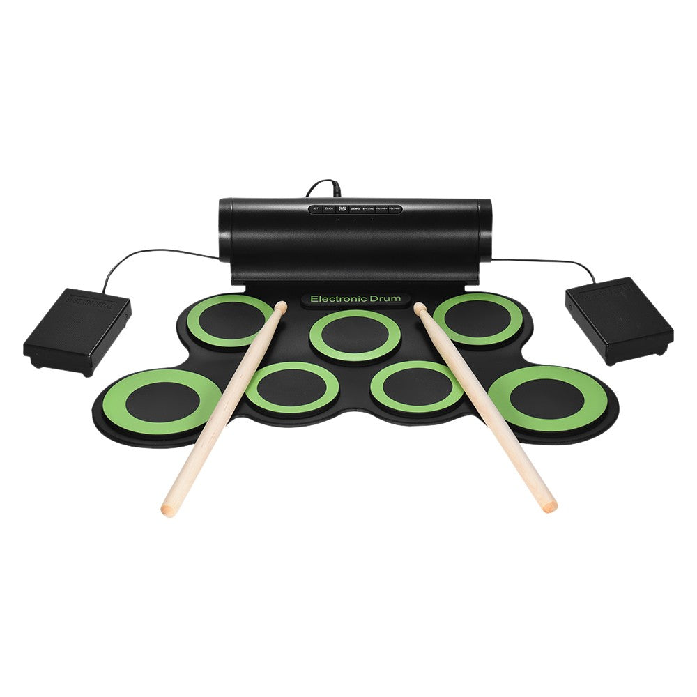 Portable Digital Stereo Electronic Drum Set