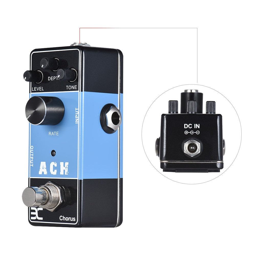 Acoustic Guitar Effects Pedal Series ACH Chorus Effect Full Metal Shell True Bypass