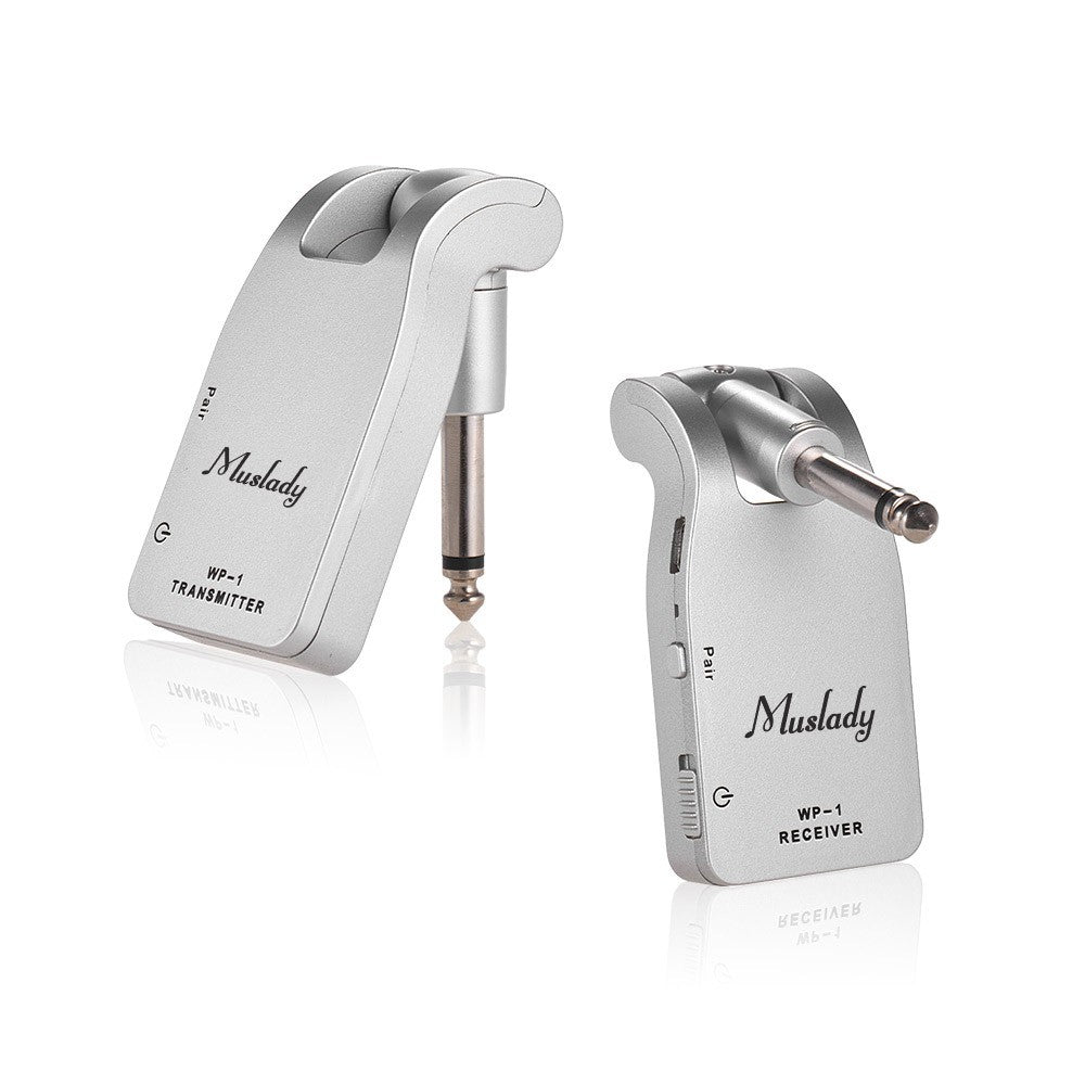Muslady 2.4G Wireless Guitar System Transmitter & Receiver