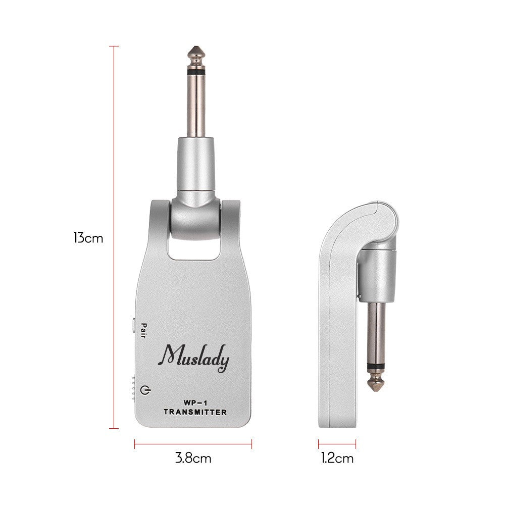 Muslady 2.4G Wireless Guitar System Transmitter & Receiver