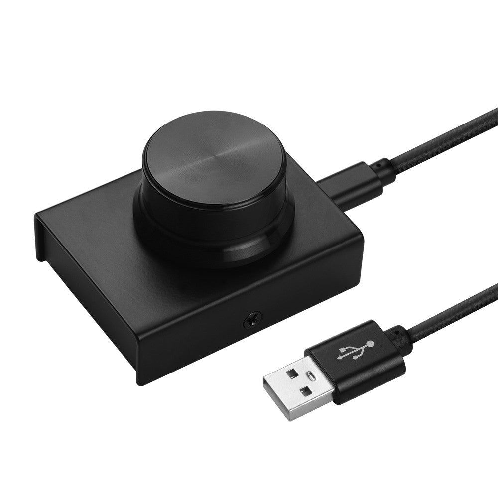 USB Volume Control Knob Computer Audio Controller Adjuster Supports Mute Function with Cable