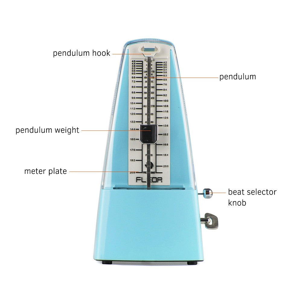 Universal Pyramid Mechanical Metronome ABS Material