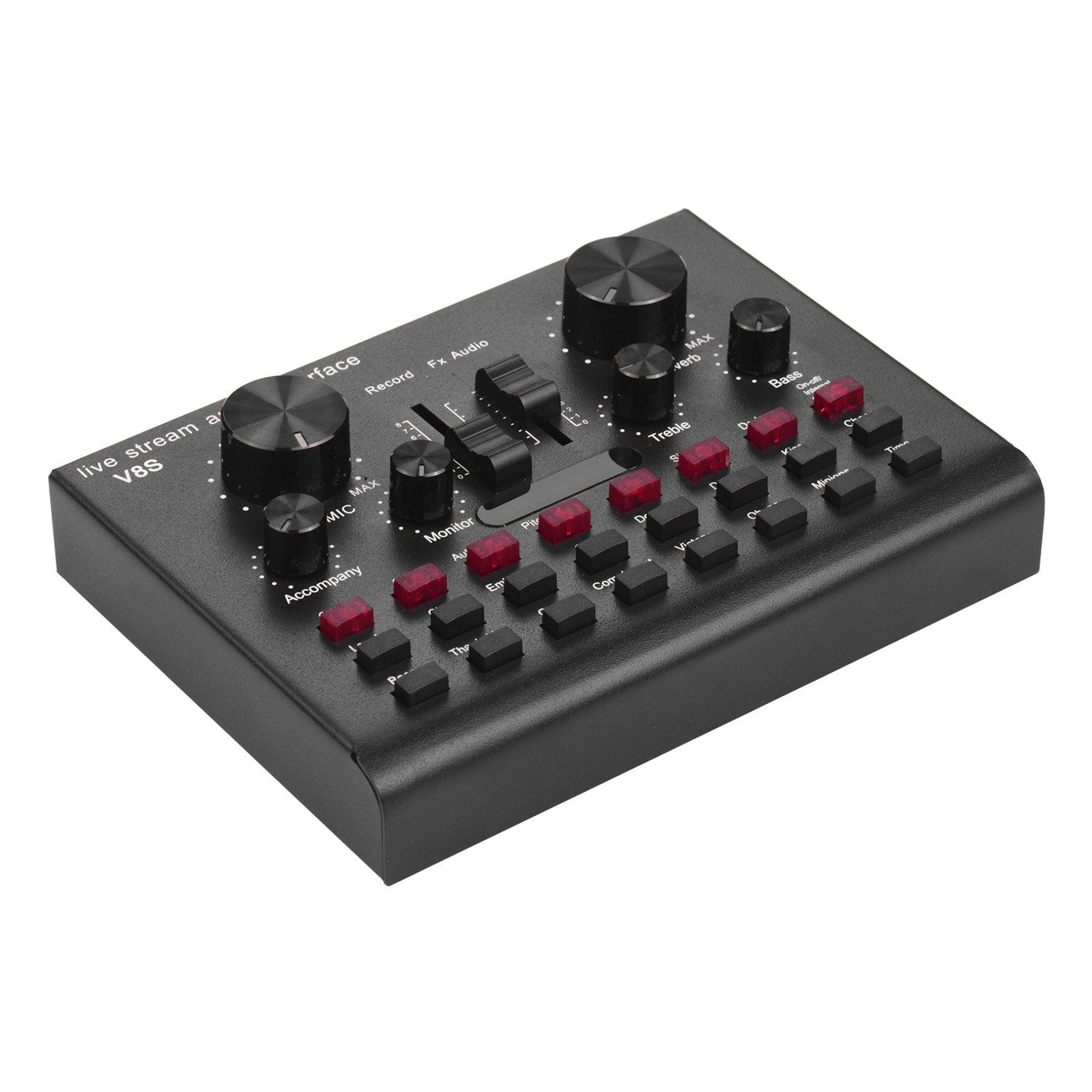 Multifunctional Live Streaming Sound Card USB Audio Interface Mixer Voice Device