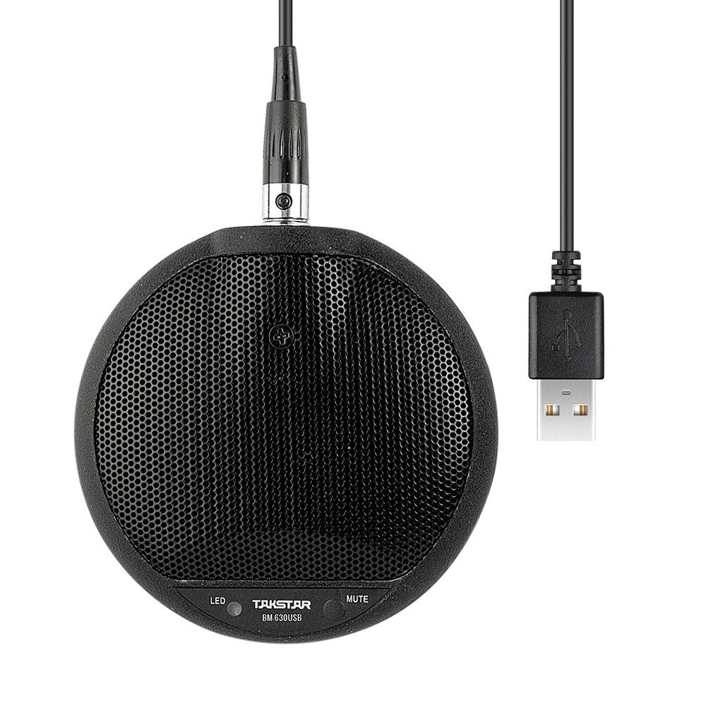Digital Boundary Microphone USB Conference Mic Omnidirectional Plug-and-Play