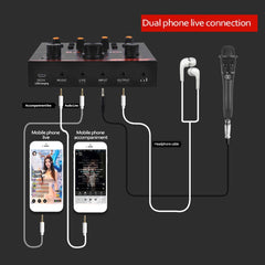 Audio Mixer USB External Sound Card