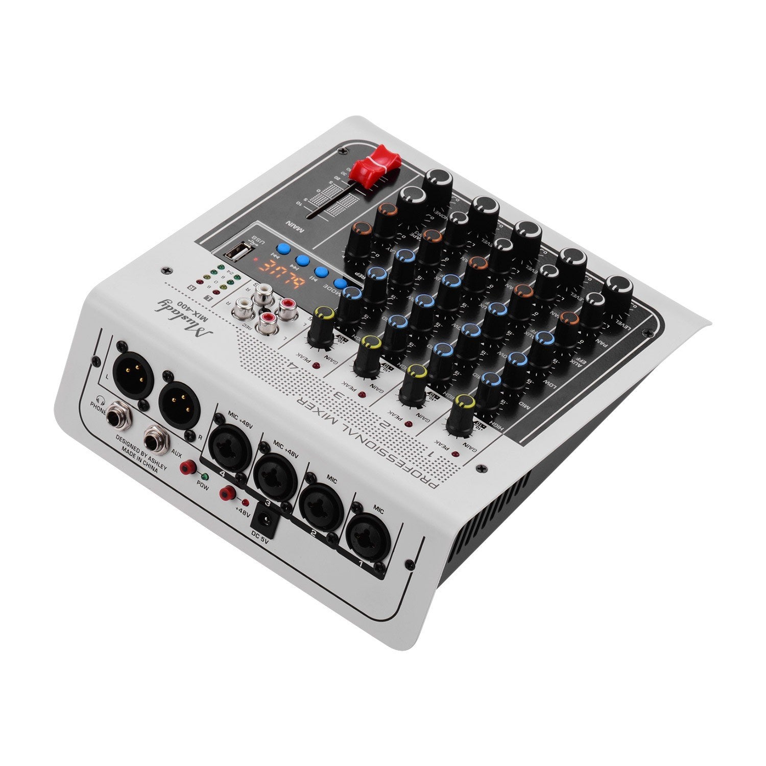 6-Channel Audio Mixer Mixing Console