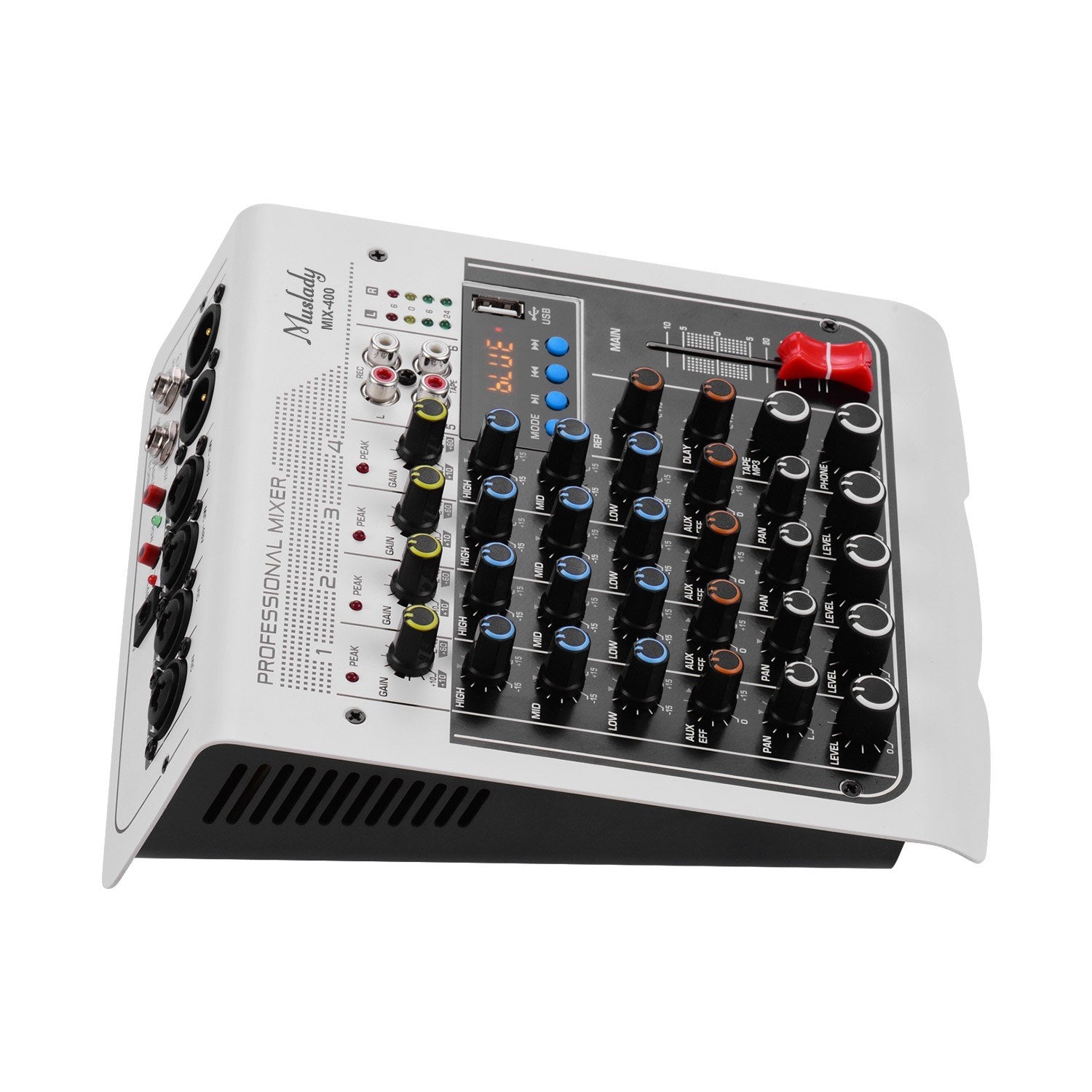 6-Channel Audio Mixer Mixing Console