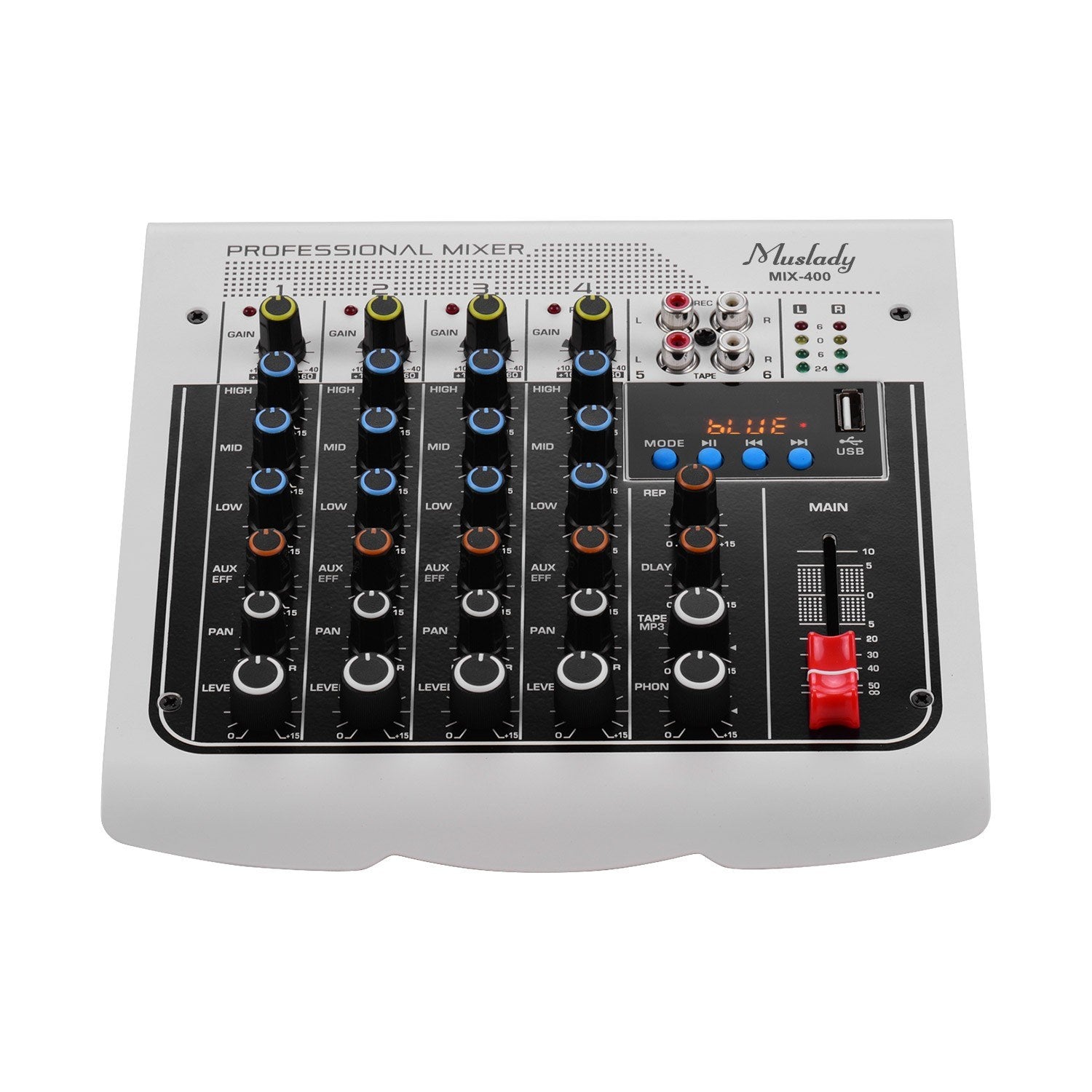 6-Channel Audio Mixer Mixing Console