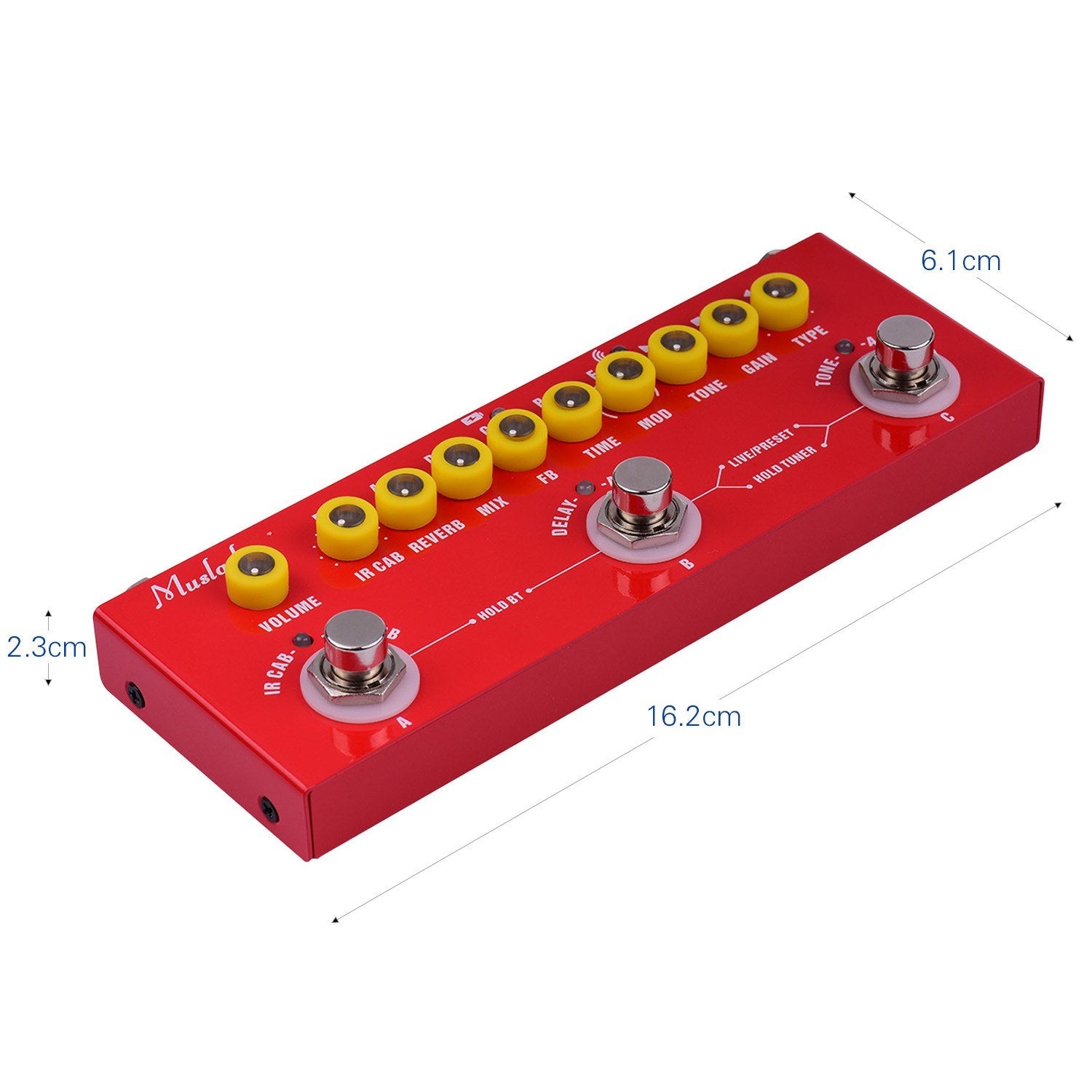 Portable Multi-functional Electric Guitar Combined Effects Pedal