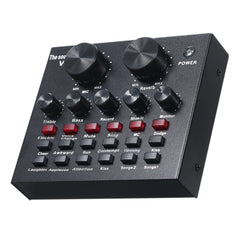 Live Sound Card Microphone Set 12 Effects Audio Recording Streaming Equipments