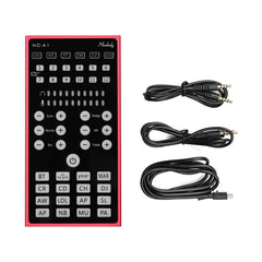 Mini Sound Mixer BT USB 3.5mm TRRS Port with Effects