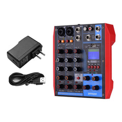 Portable 4-Channel Mixing Console Digital Audio Mixer