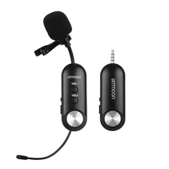 UHF Multi-Purpose Wireless Microphone Lavalier Lapel Condenser Transmitter Receiver