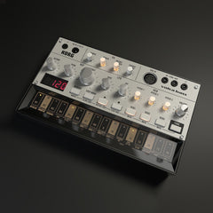 Analog Bass Machine 16 Keys Step Sequencer Touch Slide Active Self-tuning with MIDI In Sync Jack