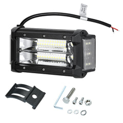 40W 5" LED Pods Lights Side Shooter Combo Beam Driving Fog Work Light