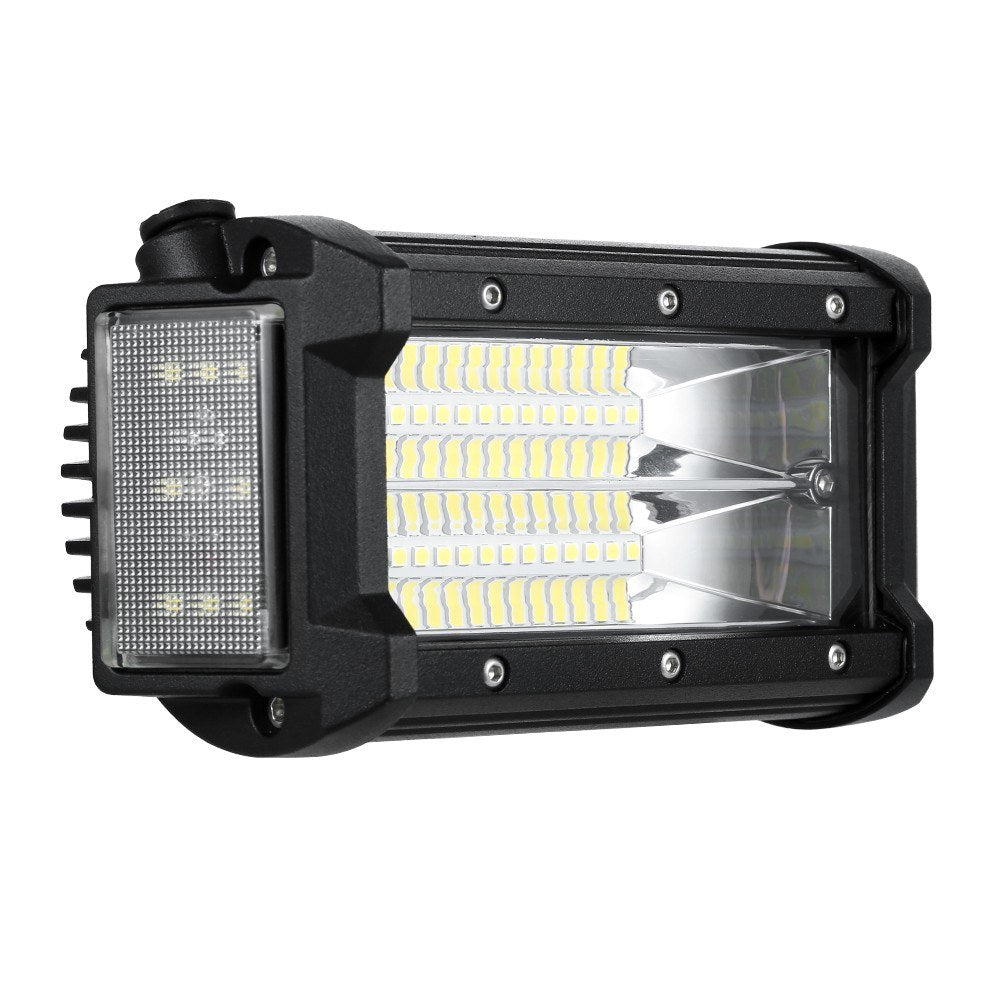 40W 5" LED Pods Lights Side Shooter Combo Beam Driving Fog Work Light