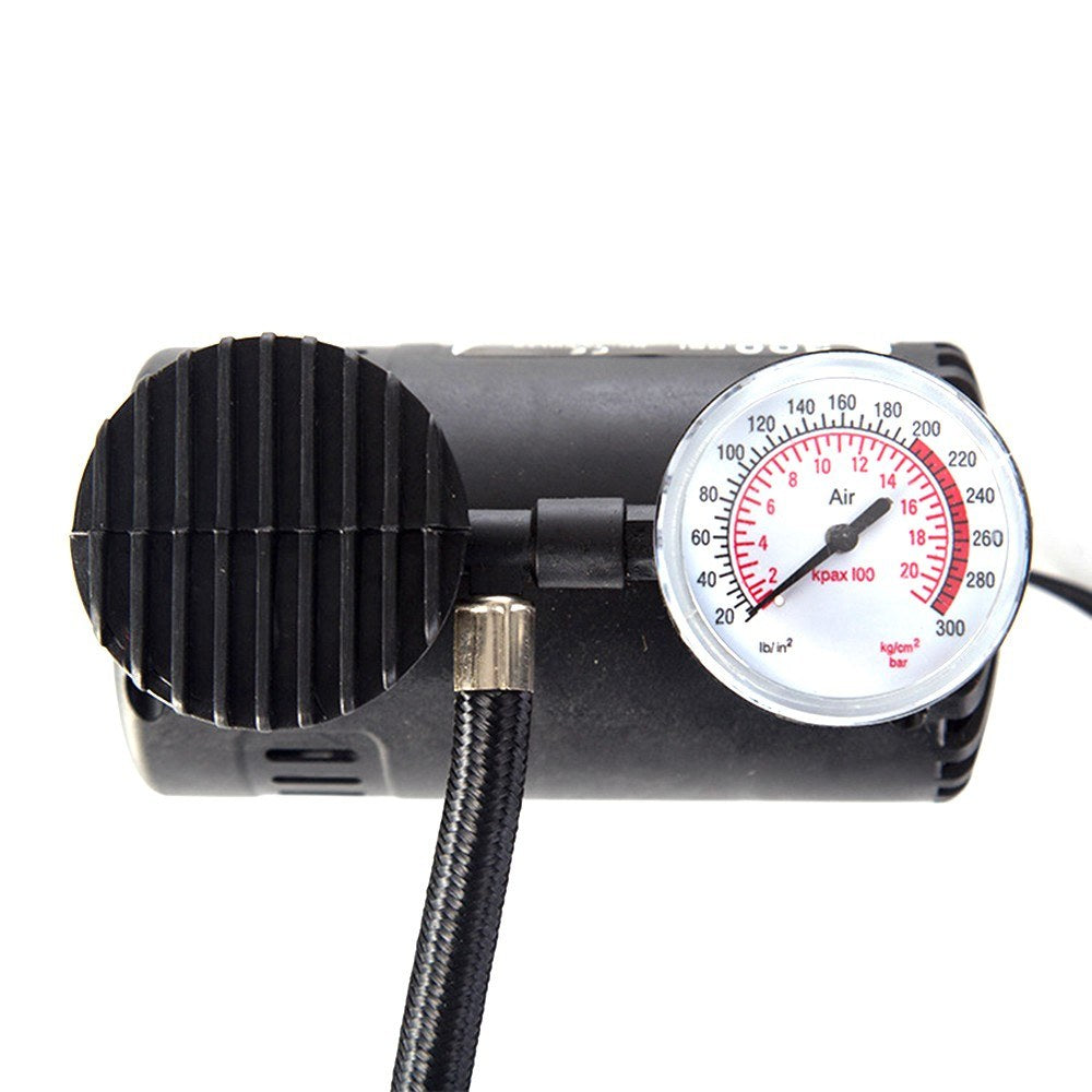 Car Mini Electric Inflation Pump Portable 300PSI Auto Compressor for Motorcycle Basketball