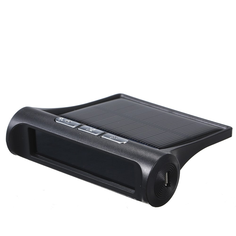 Car TPMS Tire Pressure Digital Solar Energy Monitoring System with 4 External Sensors