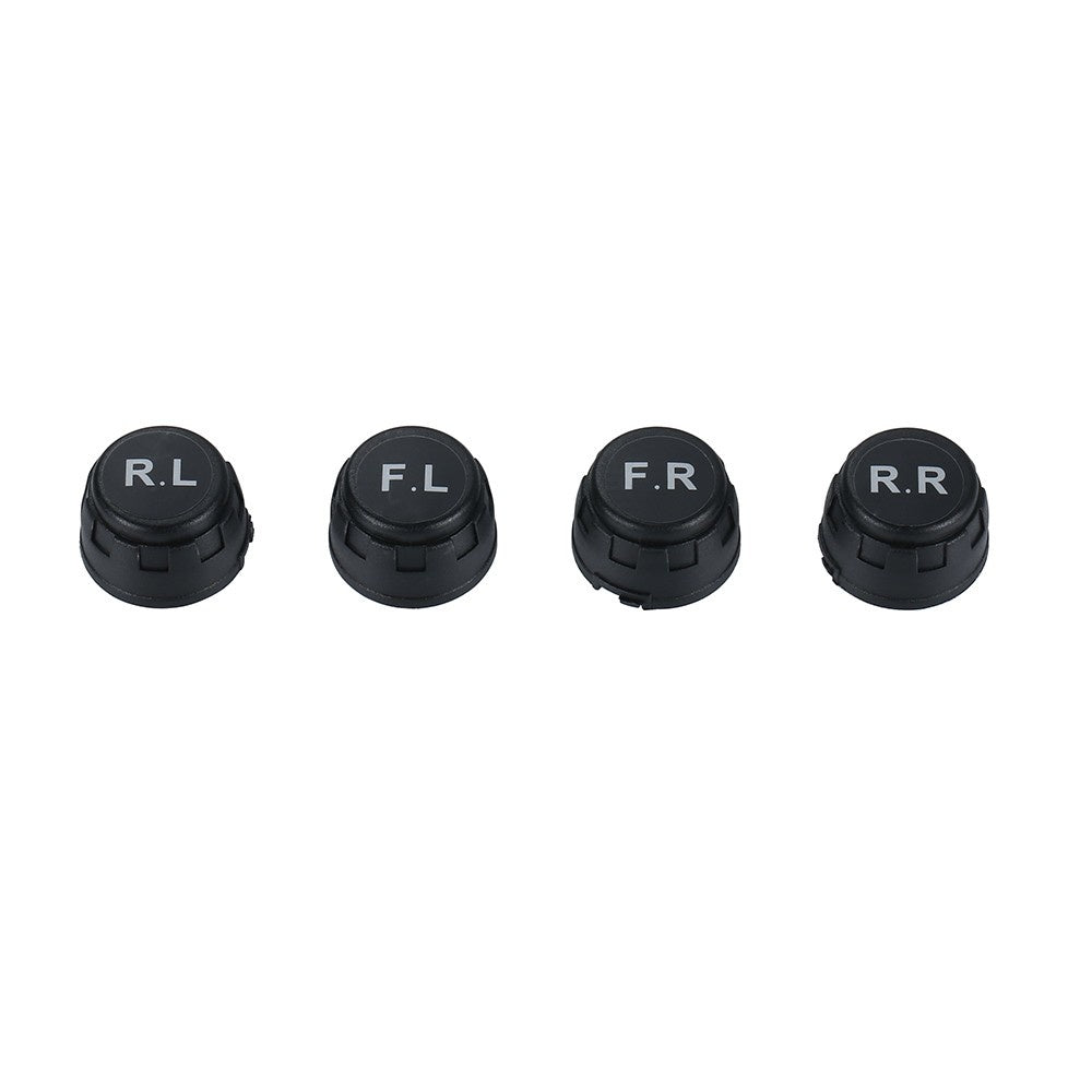 Car TPMS Tire Pressure Digital Solar Energy Monitoring System with 4 External Sensors
