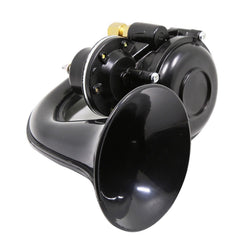12V/24V 120DB Loud Single Trumpet Snail Air Horn Siren Waterproof Speaker Universal