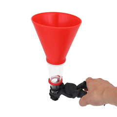 2pcs Car Universal Oil Funnel Plastics Engine System Threaded Type Adjustable