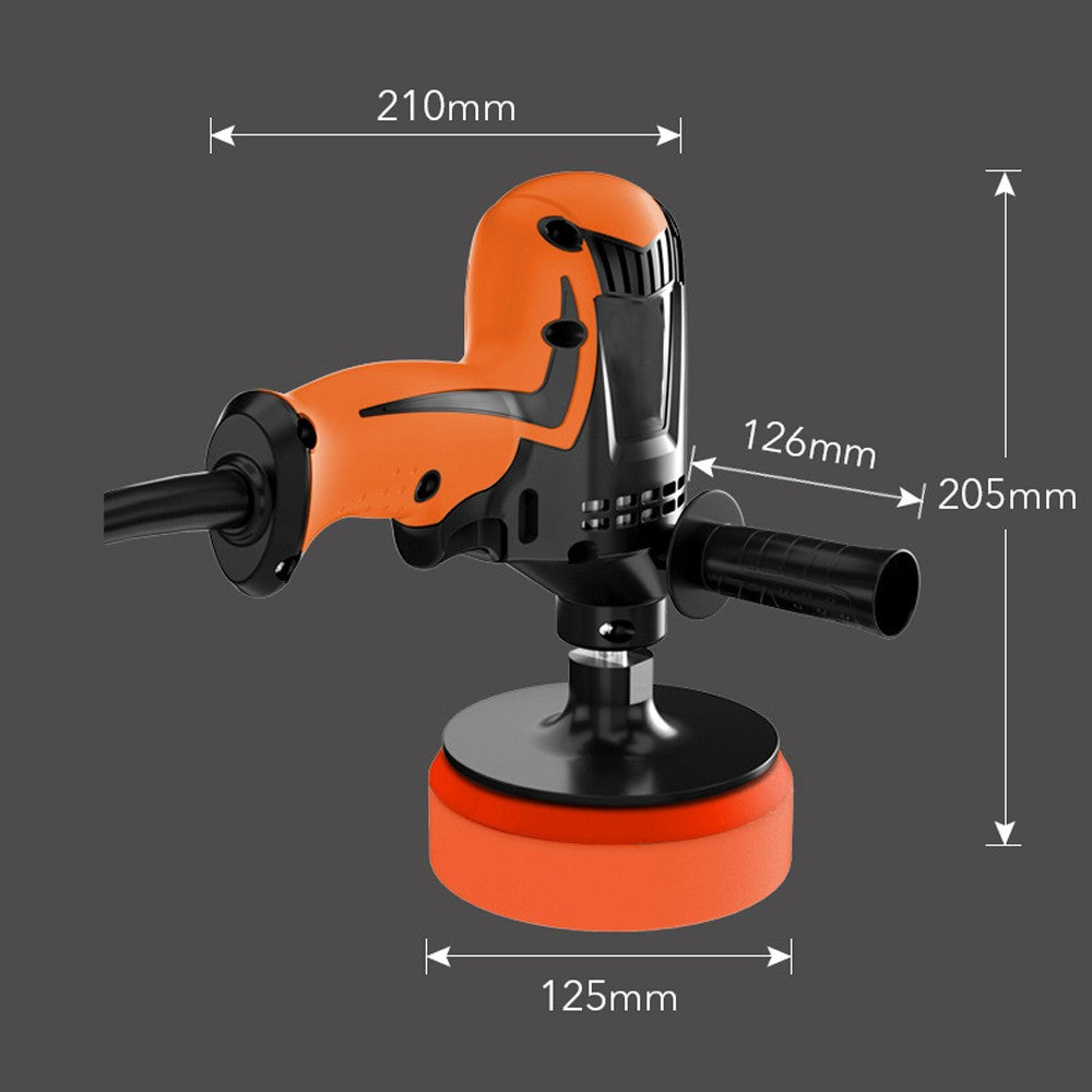 980W Multifunctional Six Gears Adjustable Speed Car Electric Polisher Waxing Machine