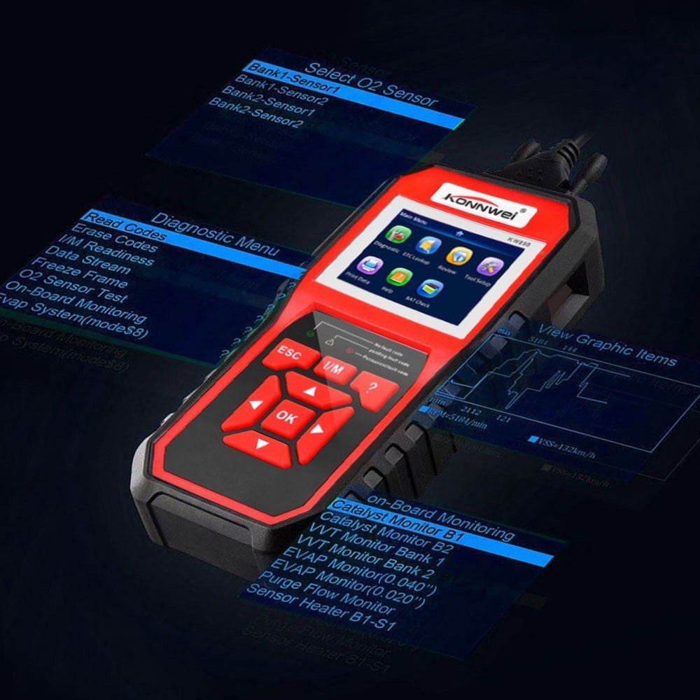 OBDII Scanner Code Reader Professional Anto Car Diagnostic Check Engine Light Scan Tool for All Cars