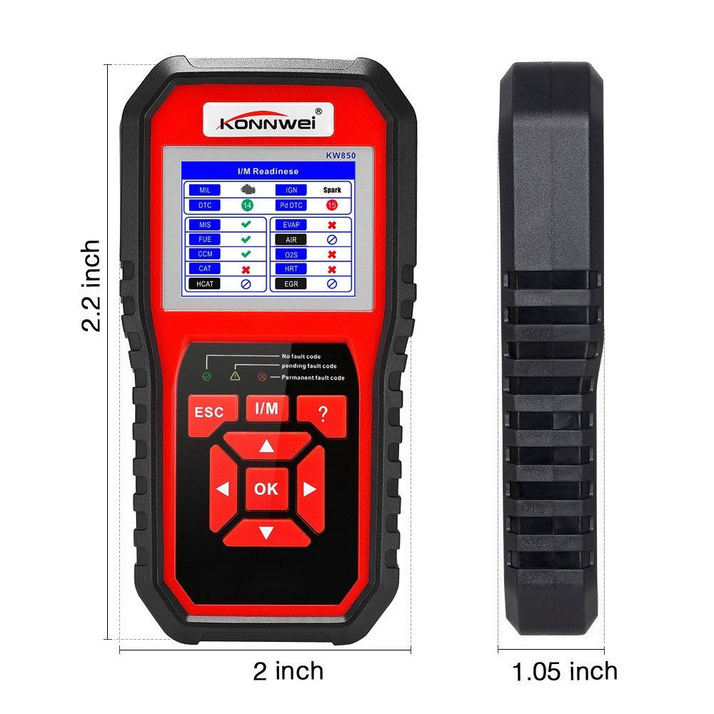 OBDII Scanner Code Reader Professional Anto Car Diagnostic Check Engine Light Scan Tool for All Cars