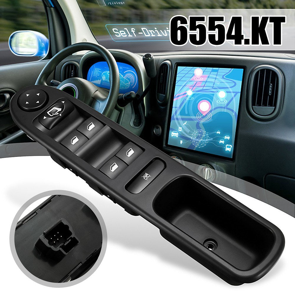 Left Driver Side Master Window Switch Console for 307 SW 6554.KT