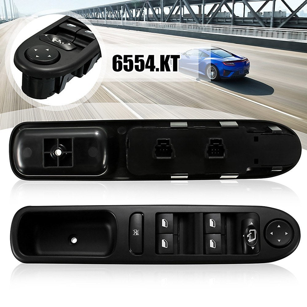 Left Driver Side Master Window Switch Console for 307 SW 6554.KT