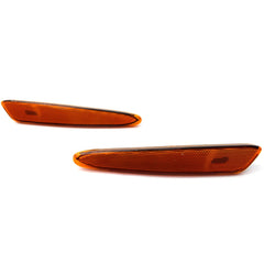 Front Bumper Side Marker Parking Light Lamp Pair Set Fit for Chevrolet Corvette Z06 05-13