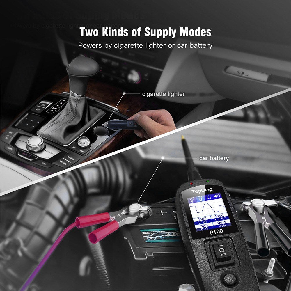 Automotive Electrical Circuit System Tester for Cars and Trucks 0V - 70V