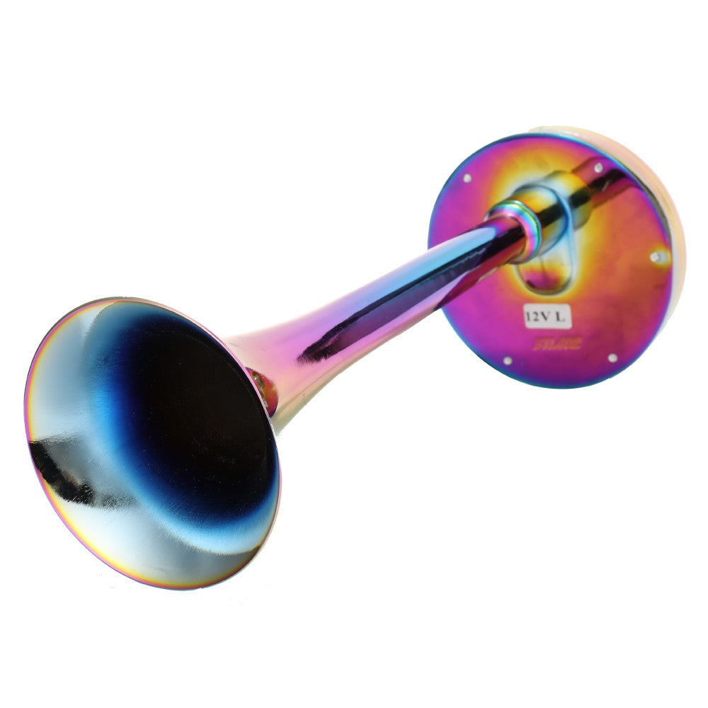Single Trumpet Car Horns Chrome Truck Train 12V 200dB