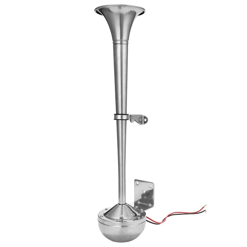 180dB Boat Trumpet 12V/24V Electric Single Air Horn Marine Stainless Steel For Yacht Car Truck