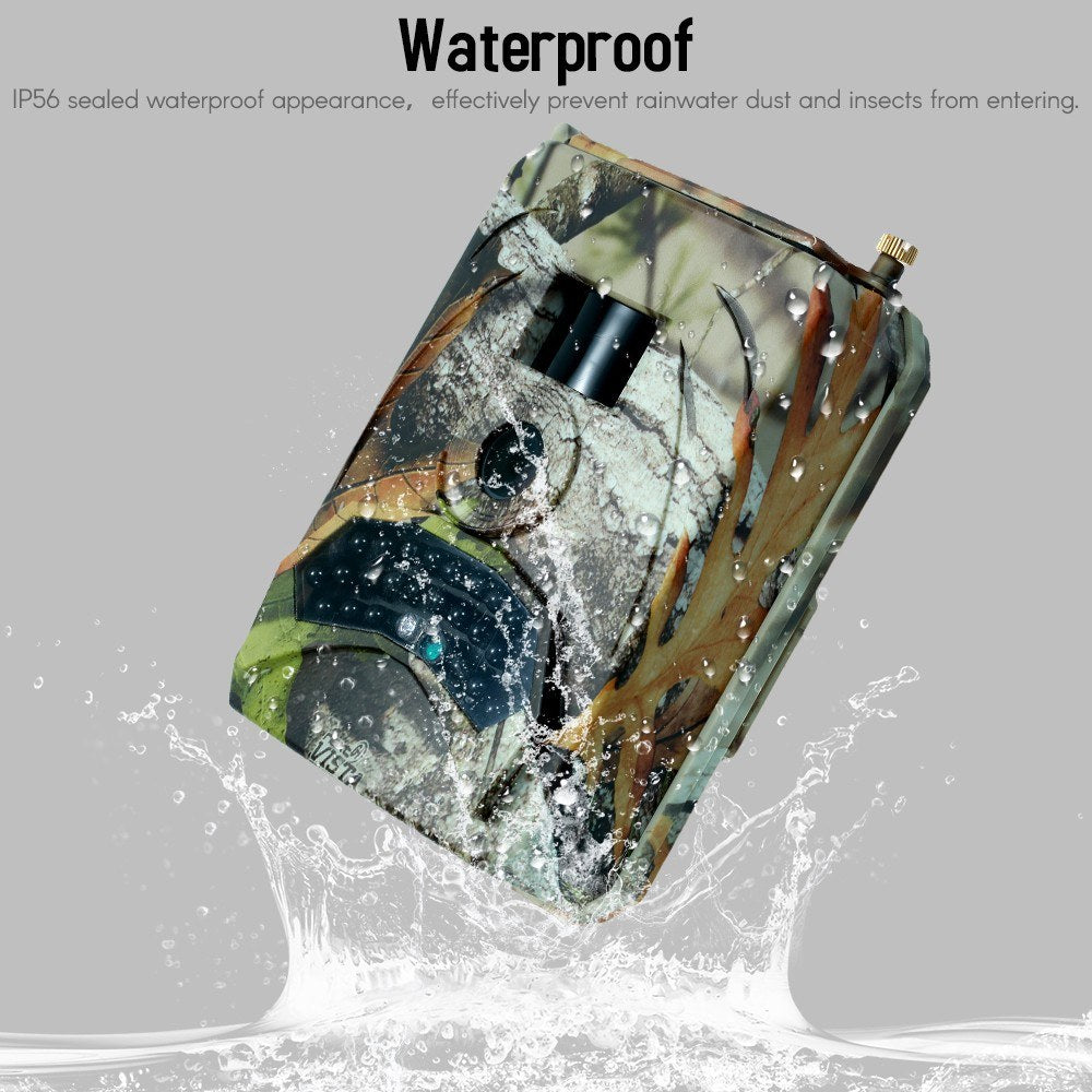 1080P Angle Trail Camera 120 Degree Infrared LED Hunting IP56 Waterproof
