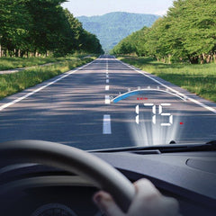 3.5" HUD Display ODB II GPS Speedometer Tachometer Water Temperature LED Head Up Projector