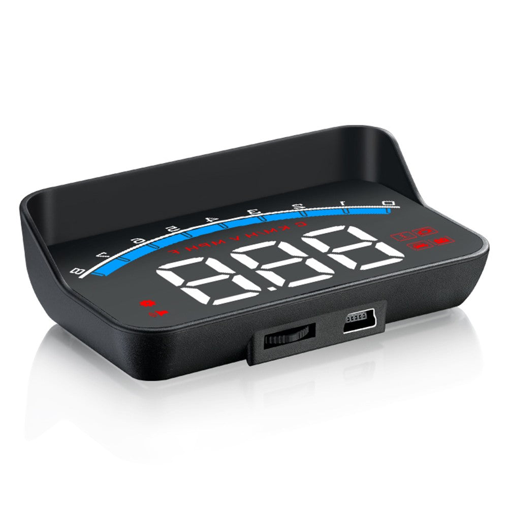 3.5" HUD Display ODB II GPS Speedometer Tachometer Water Temperature LED Head Up Projector