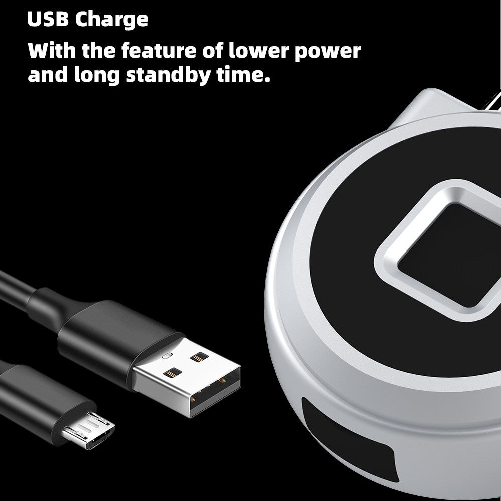 Fingerprint Padlock 20 Sets with USB Charging Port Led light for Pick-up trucks Bicycle warehouse Garages House Door