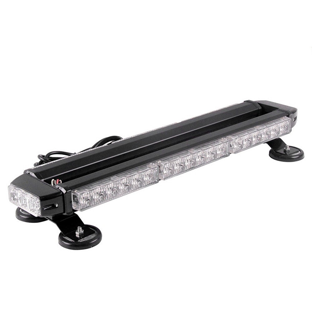 30W LED Amber Double Side Traffic Advisor Strobe Flashing Light Emergency Lights