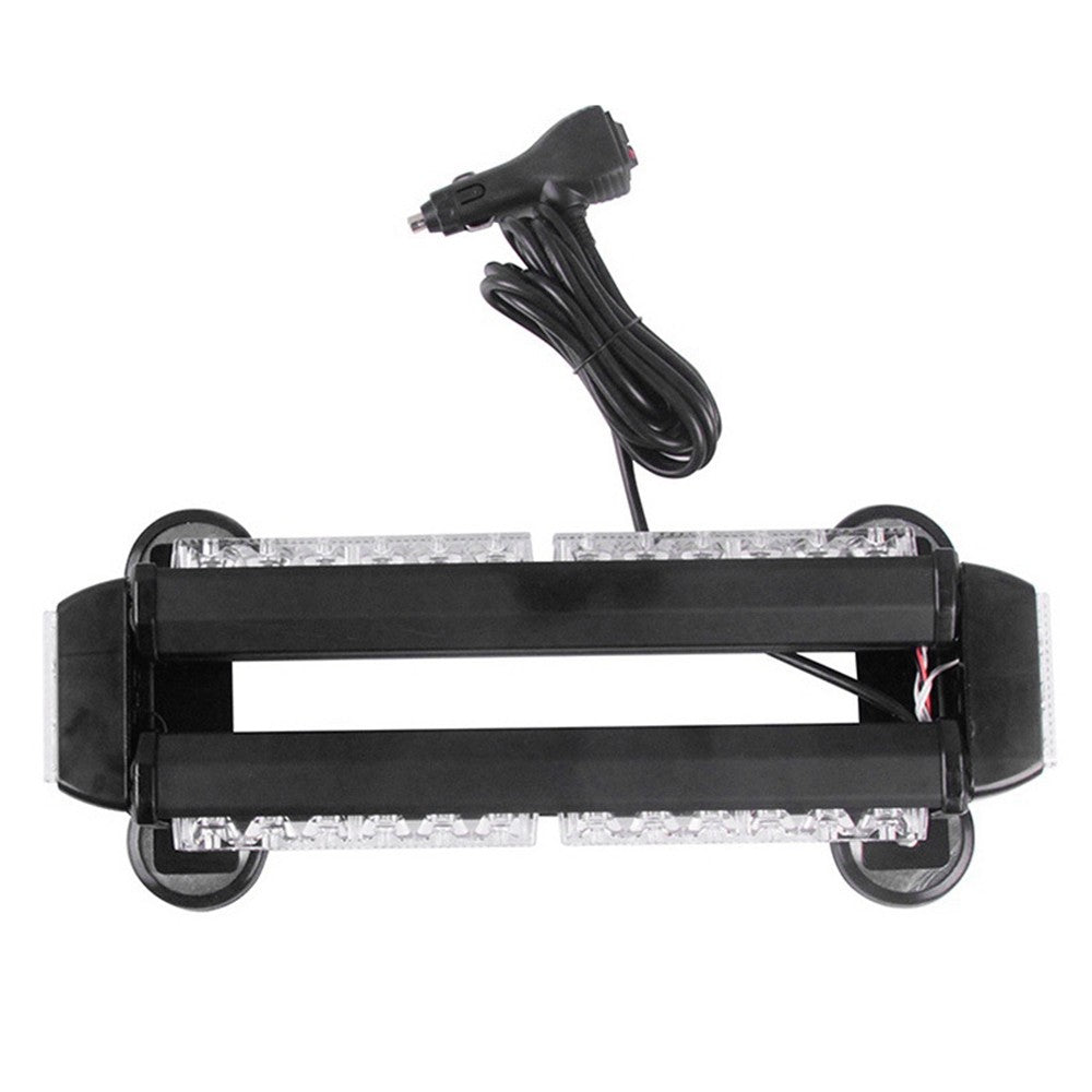 30W LED Amber Double Side Traffic Advisor Strobe Flashing Light Emergency Lights