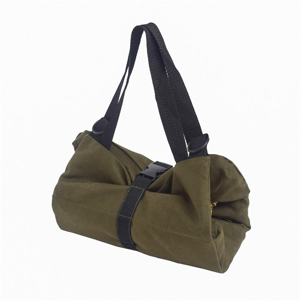 Roll Tool Multi-Purpose Up Bag Wrench Pouch Hanging Zipper Carrier Tote Canvas Car Organizer 5 Pockets Portable