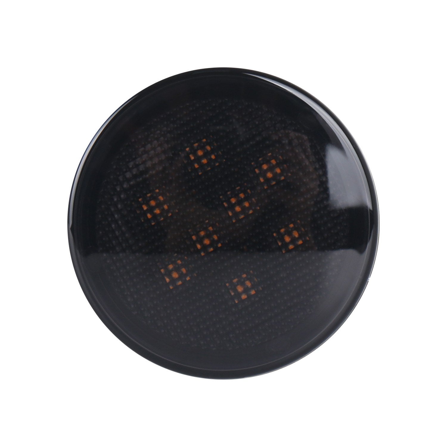 LED Turn Signal Fender Marker Flare Side Light Daytime Running Smoke Lens Replacement for Jeep Wrangler 2007-2017
