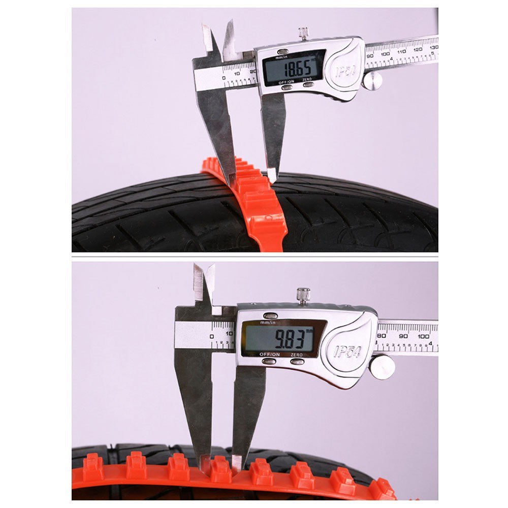 Car Snow Chains Emergency Anti-slip Tire Belt Winter Universal Amazing Traction Durable 20 pcs